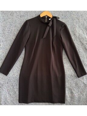 Calvin Klein Women's Bow Neck Shift Dress - Size 10